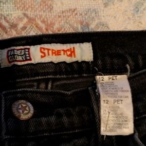 Faded Glory Streach Jeans Black Size 12p